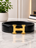 AURA PRIME ( Black Leather Belt )