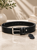 AURA CASUAL - (Crocodile Texture Black Belt)