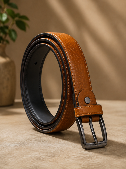 AURA CLASSIC (Coffee Brown Textured Belt)