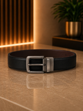 AURA DUAL-2 IN 1 MATTE LEATHER-( Black and Dark Expresso Brown )