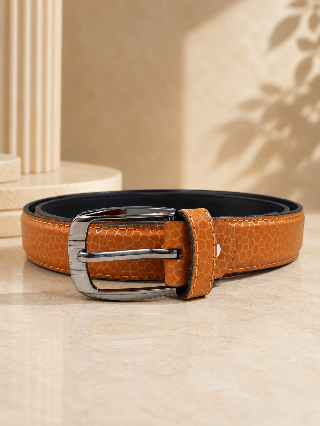 AURA CLASSIC (Coffee Brown Textured Belt)