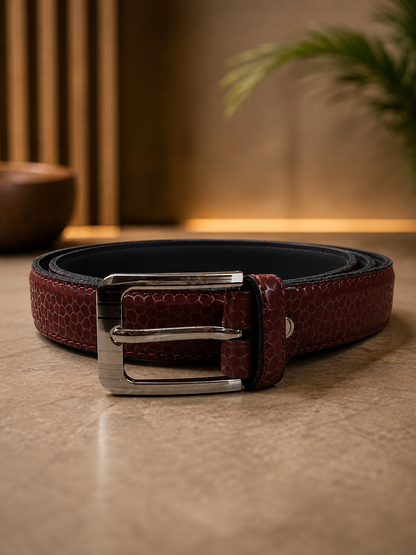 AURA CLASSIC (Dark Brown Textured Belt)