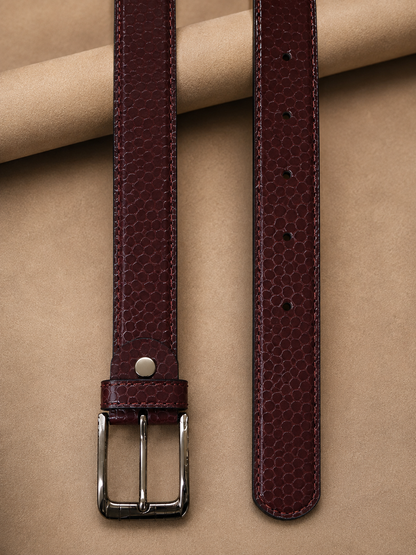 AURA CLASSIC (Dark Brown Textured Belt)