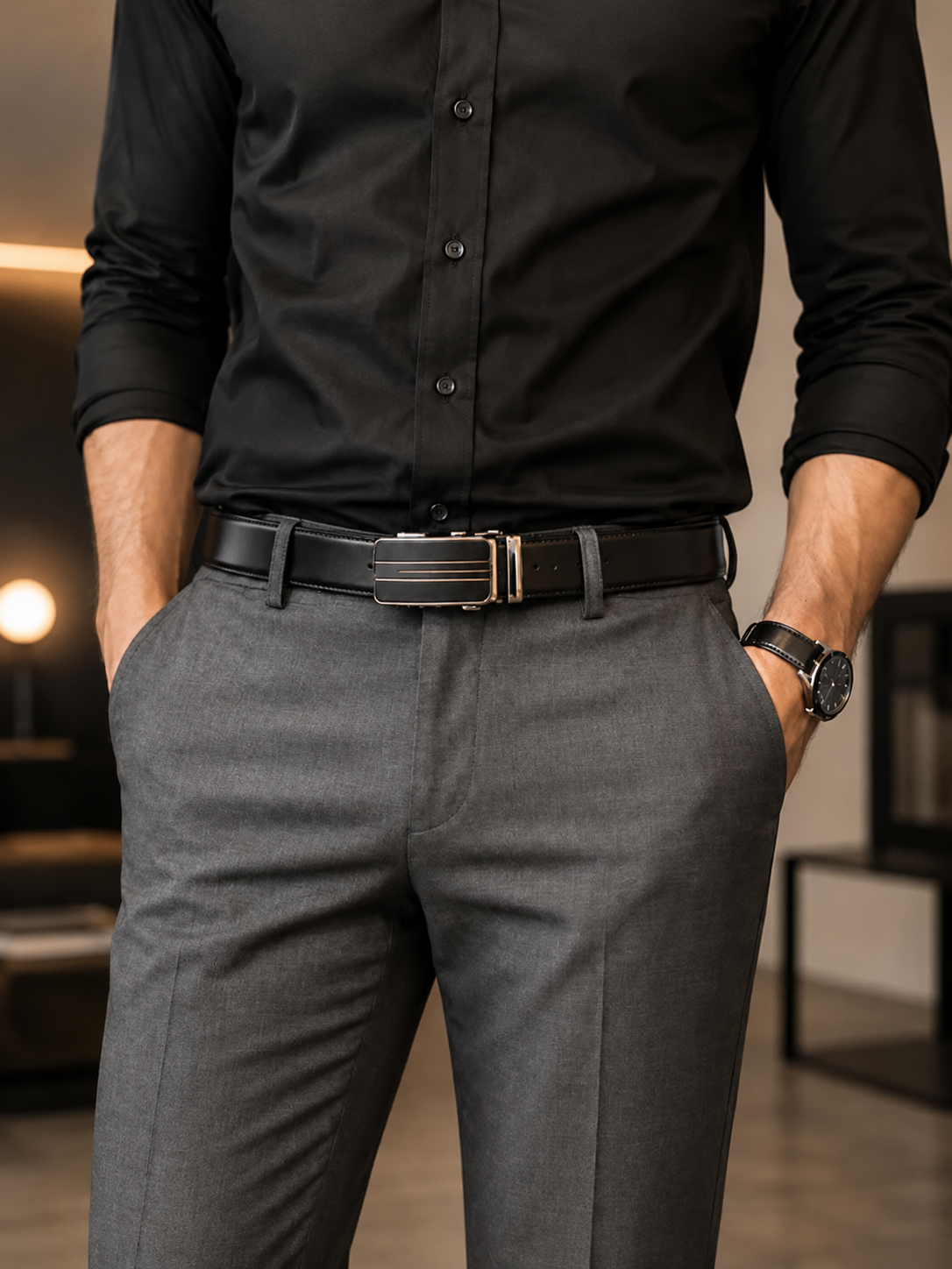 AURA EXECUTIVE (Lined Metallic Buckle)