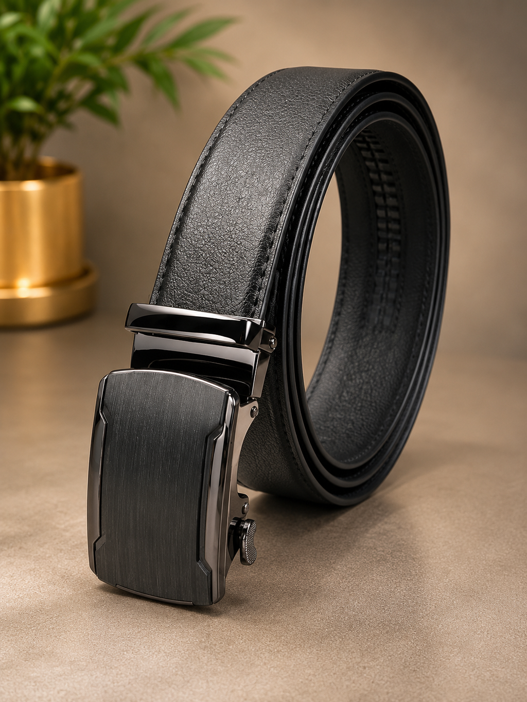 AURA PRECISION (Gunmetal Silver Buckle)