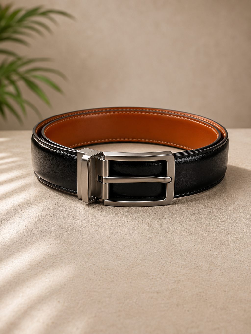AURA DUAL (Black And Caramel Brown Belt)