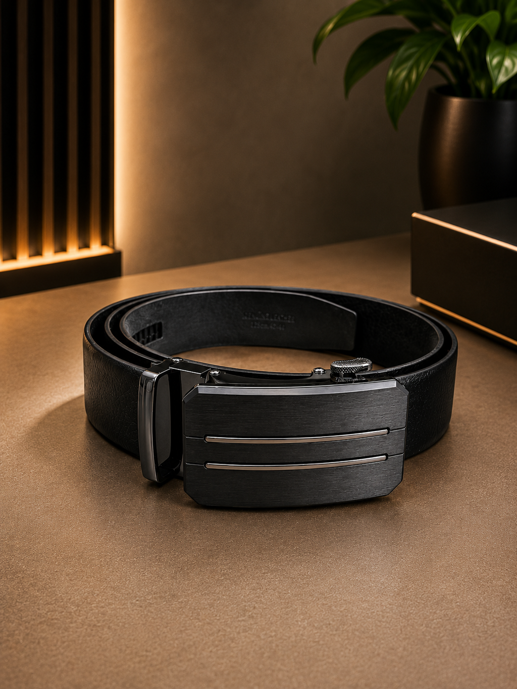 AURA EXECUTIVE (Double Lined Matte Black Buckle)