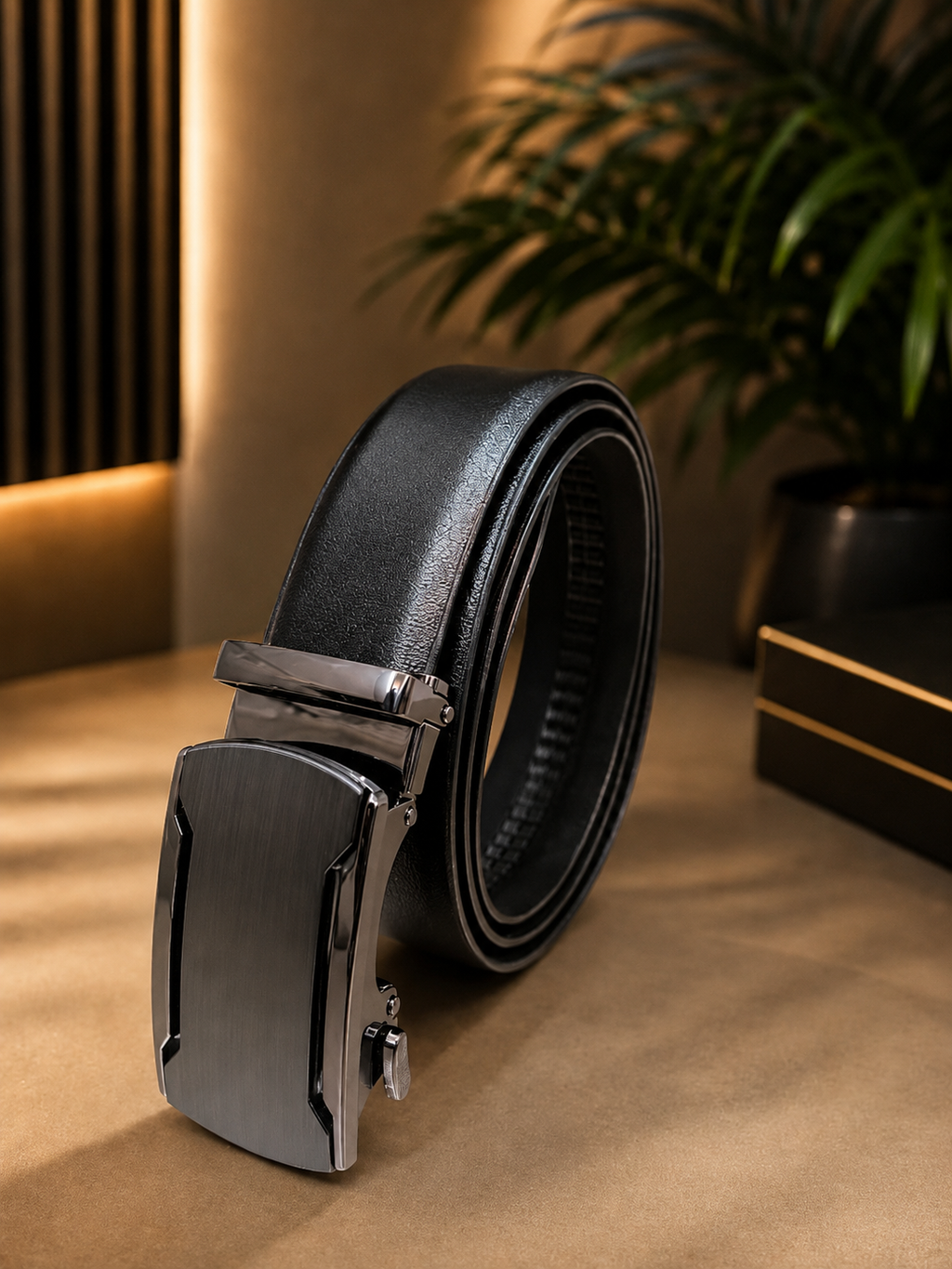 AURA EXECUTIVE (Gunmetal Silver Buckle)